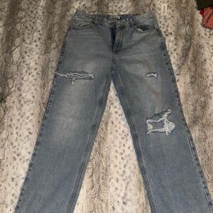 PacSun Light Blue High-Rise Boyfriend Jeans